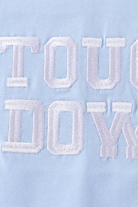 Touchdown Embroidery Football Shorts Set