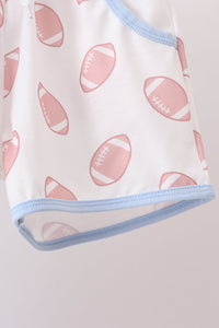 Touchdown Embroidery Football Shorts Set