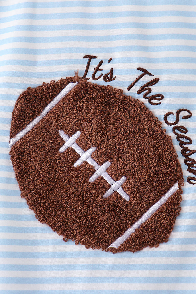Football French Knot Shorts Set