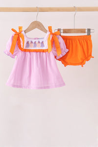 Ghost Embroidery Bloomer Set