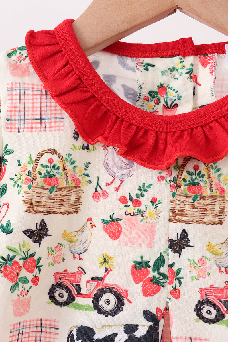 Farmland Ruffle Bloomer Set