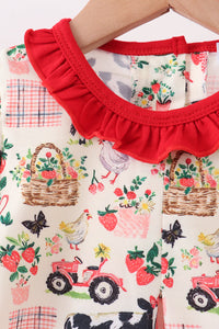Farmland Ruffle Bloomer Set