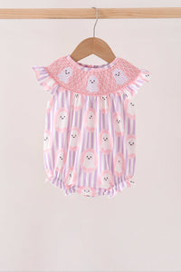 Ghost Smocked Ruffle Bubble