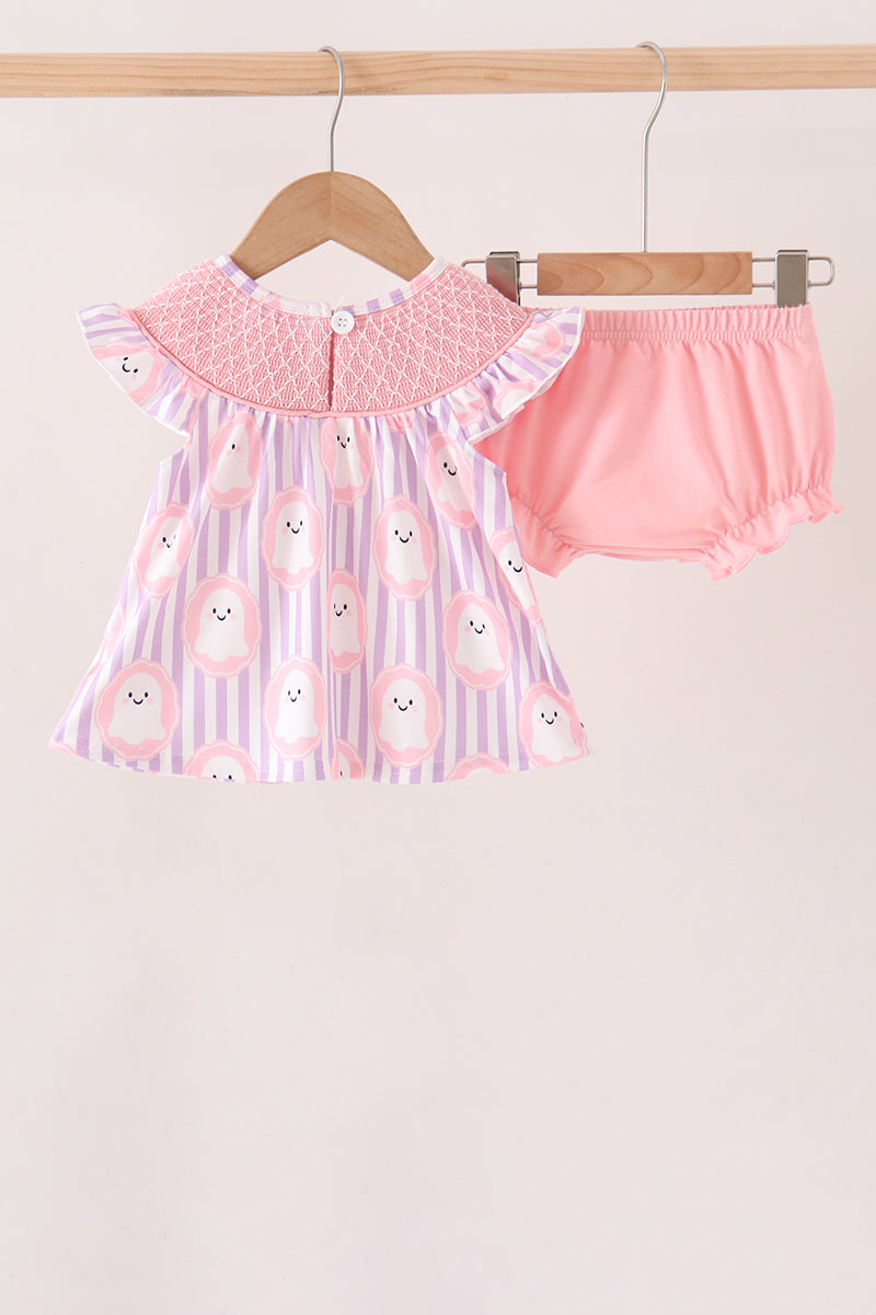 Ghost Smocked Bloomer Set