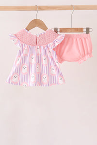Ghost Smocked Bloomer Set