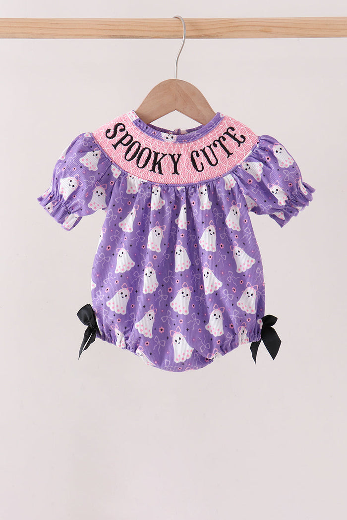 Spooky cute Smocked Bubble