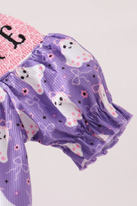 Spooky cute Smocked Bubble