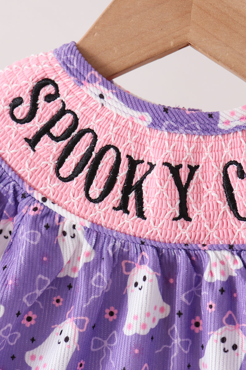 Spooky cute Smocked Bubble