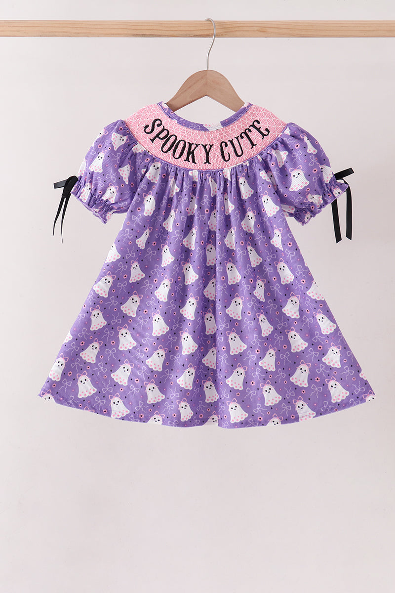 Spooky Cute Smocked Dress