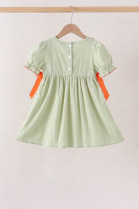 Pumpkin Smocked Dress