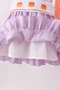 Candy Smocked Ruffle Shorts Set