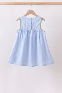 Pumpkin Embroidery jacquard Ruffle Dress
