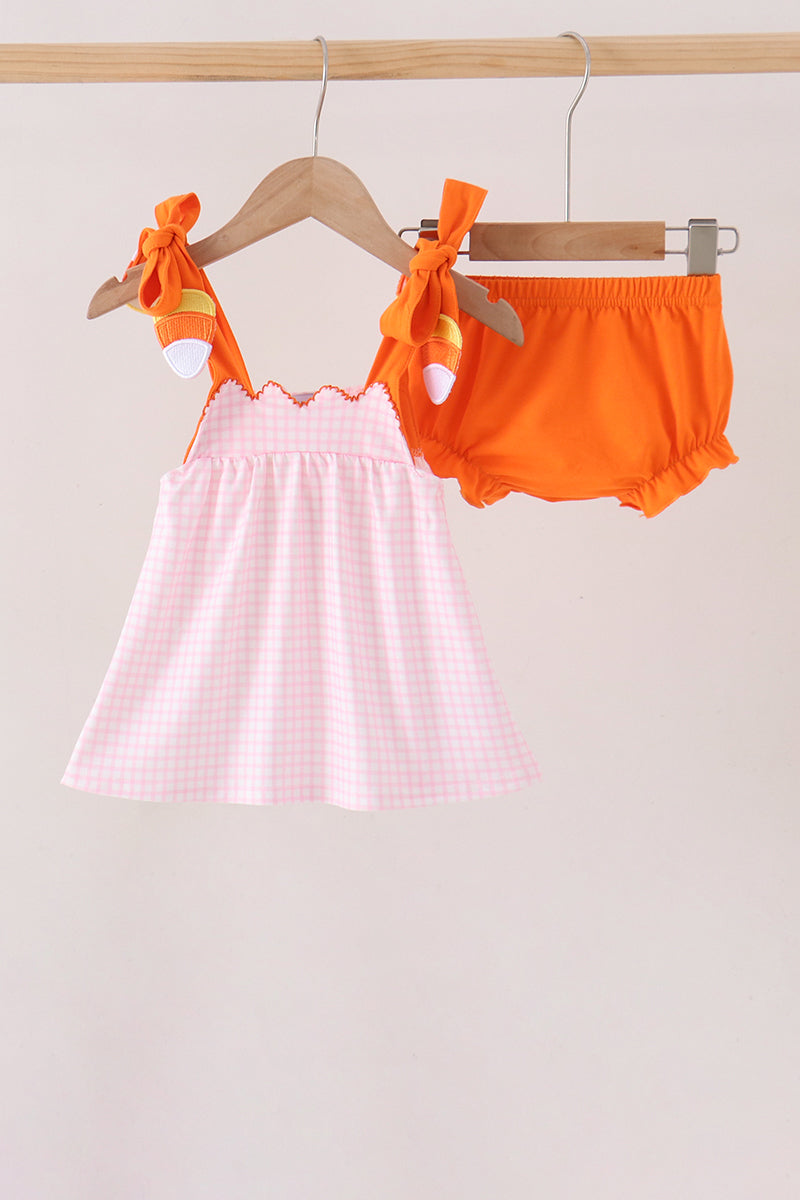 Candy Corn Bloomer Set