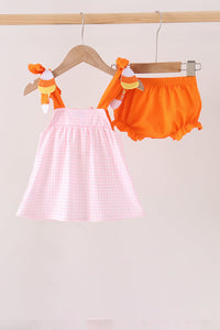 Candy Corn Bloomer Set
