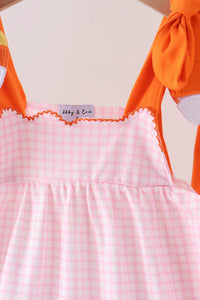 Candy Corn Ruffle Shorts Set