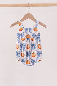 Pumpkin Bow Bamboo Bubble