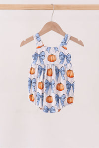 Pumpkin Bow Bamboo Bubble