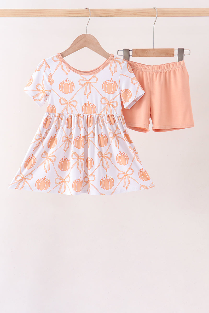 Pumpkin Bow Bamboo Set