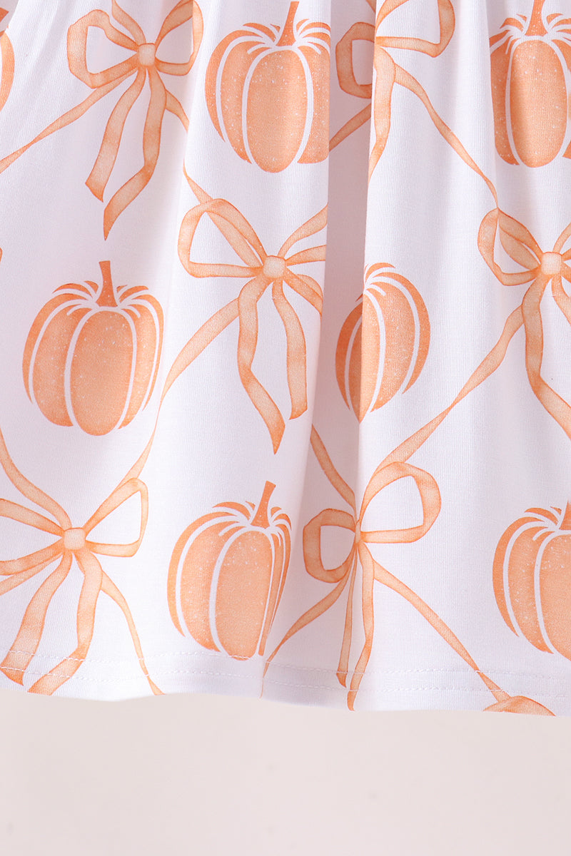 Pumpkin Bow Bamboo Set