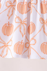 Pumpkin Bow Bamboo Set