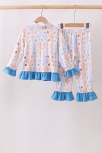 Chicken Bow Bamboo Pajama Pants Set