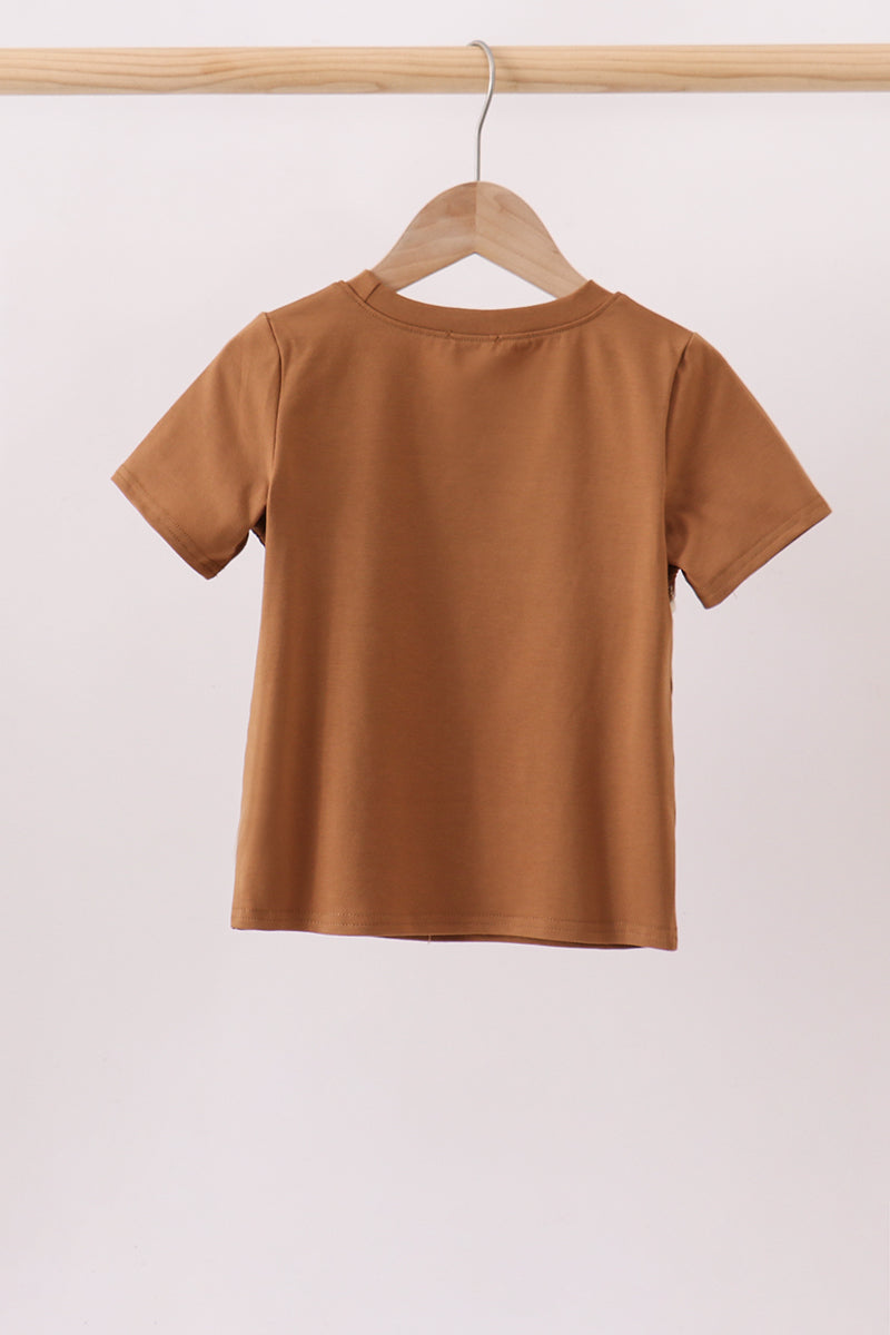 Pumpkin Smocked Top