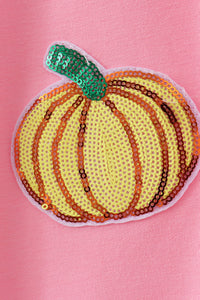 Pumpkin Sequin Mom&me Top