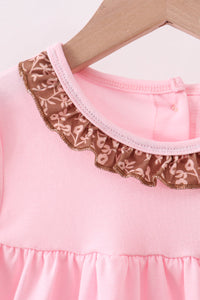 Mallard Applique Ruffle Dress