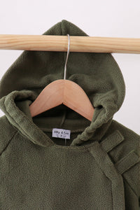 Fleece Bow Coat - Green