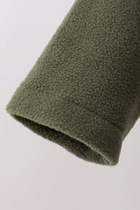 Fleece Bow Coat - Green
