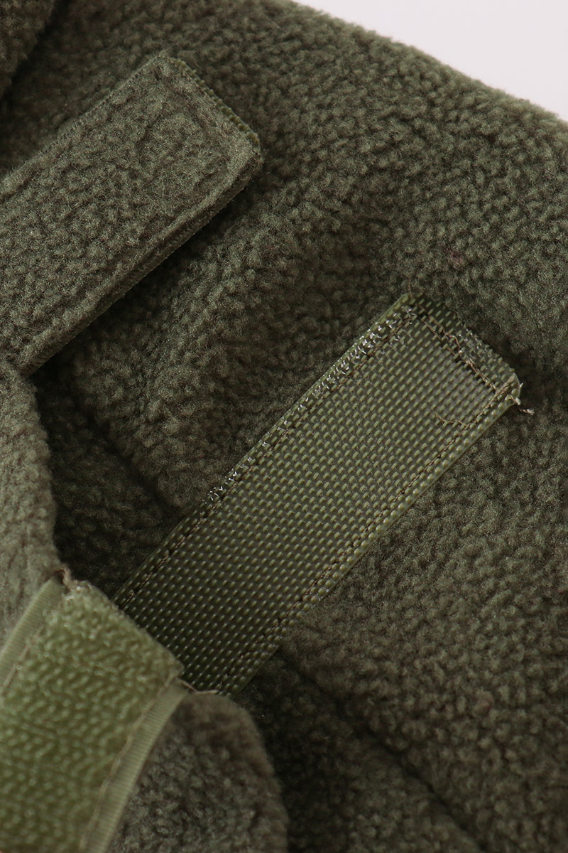 Fleece Bow Coat - Green