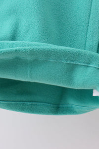 Fleece Bow Coat - Turquoise