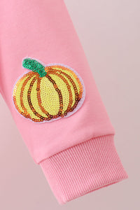 Pumpkin Sequin Mom&me Top