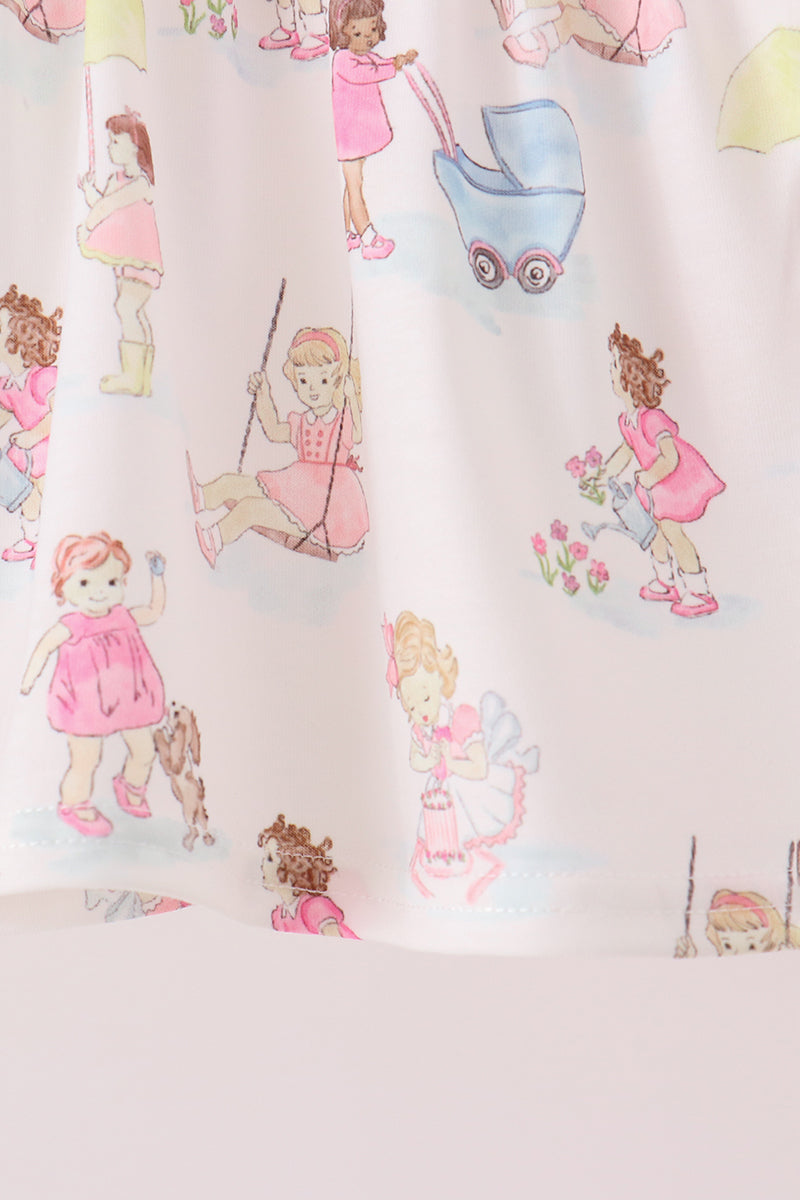 All day adventure ruffle bloomer set