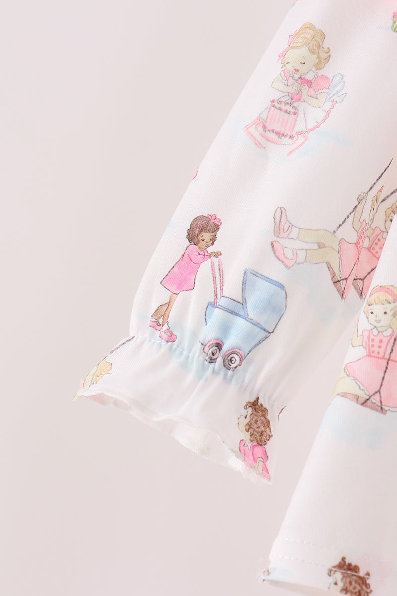 All day adventure ruffle bloomer set