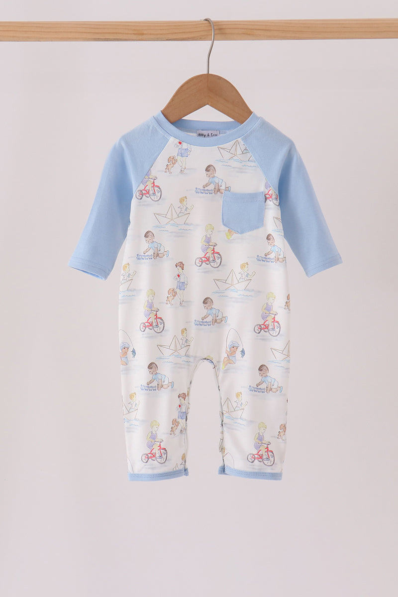 All day adventure pocket romper