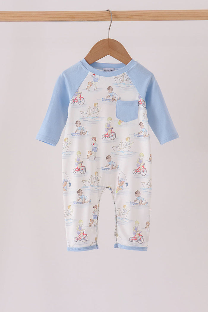 All day adventure pocket romper