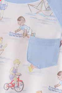 All day adventure pocket romper