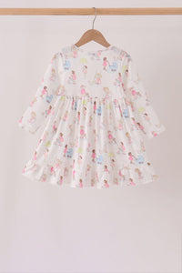 All day adventure ruffle dress
