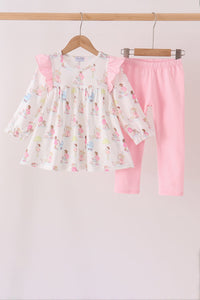 All day adventure ruffle pants set