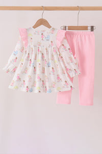 All day adventure ruffle pants set