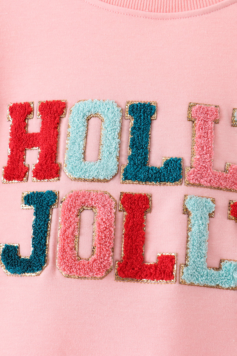 Holly Jolly French Knot Mom&me Top