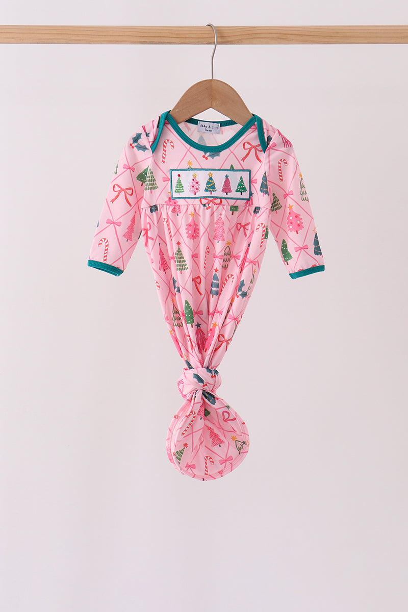 Christmas Tree Embroidery Gown