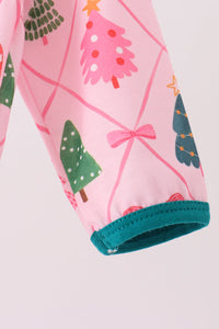 Christmas Tree Embroidery Gown