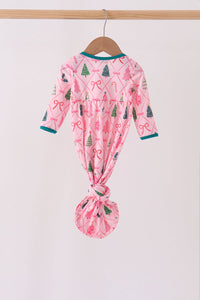 Christmas Tree Embroidery Gown