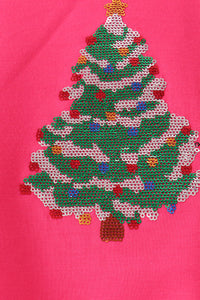 Christmas Tree Sequin Mom&me Top