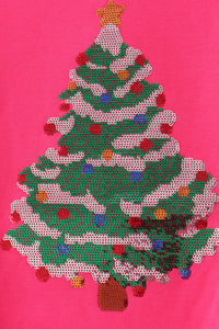 Christmas Tree Sequin Mom&me Top