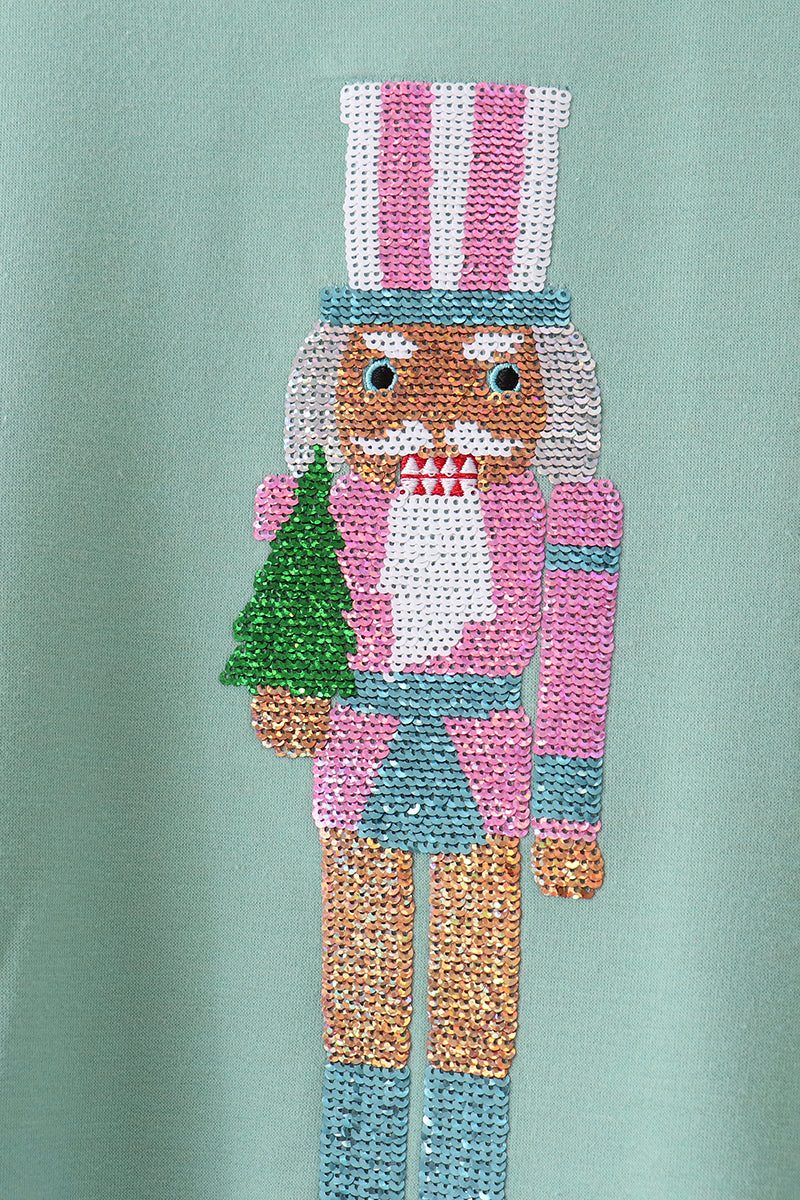 Nutcracker Sequin Mom&me Top