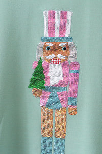 Nutcracker Sequin Mom&me Top