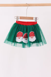Santa Sequin Skort